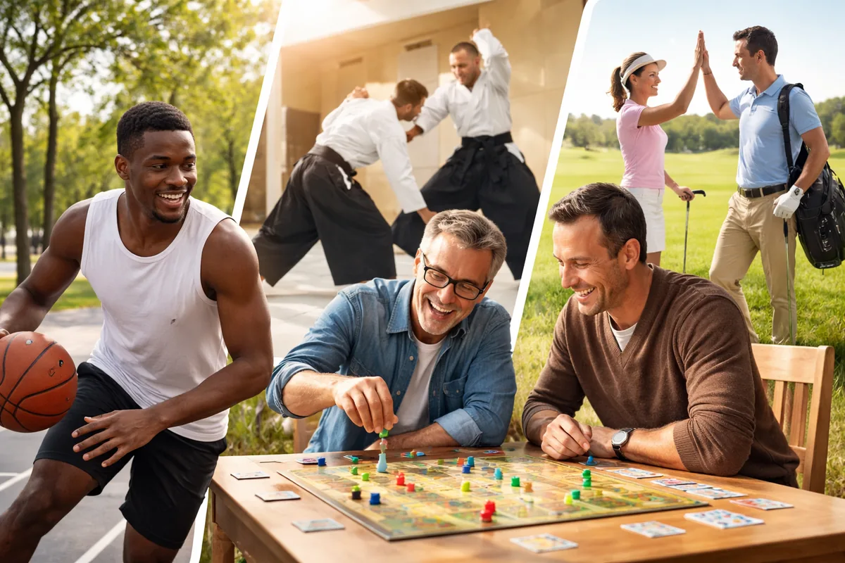 Comment pratiquer le basketball, l'aïkido, le golf ou les jeux de société pendant vos loisirs