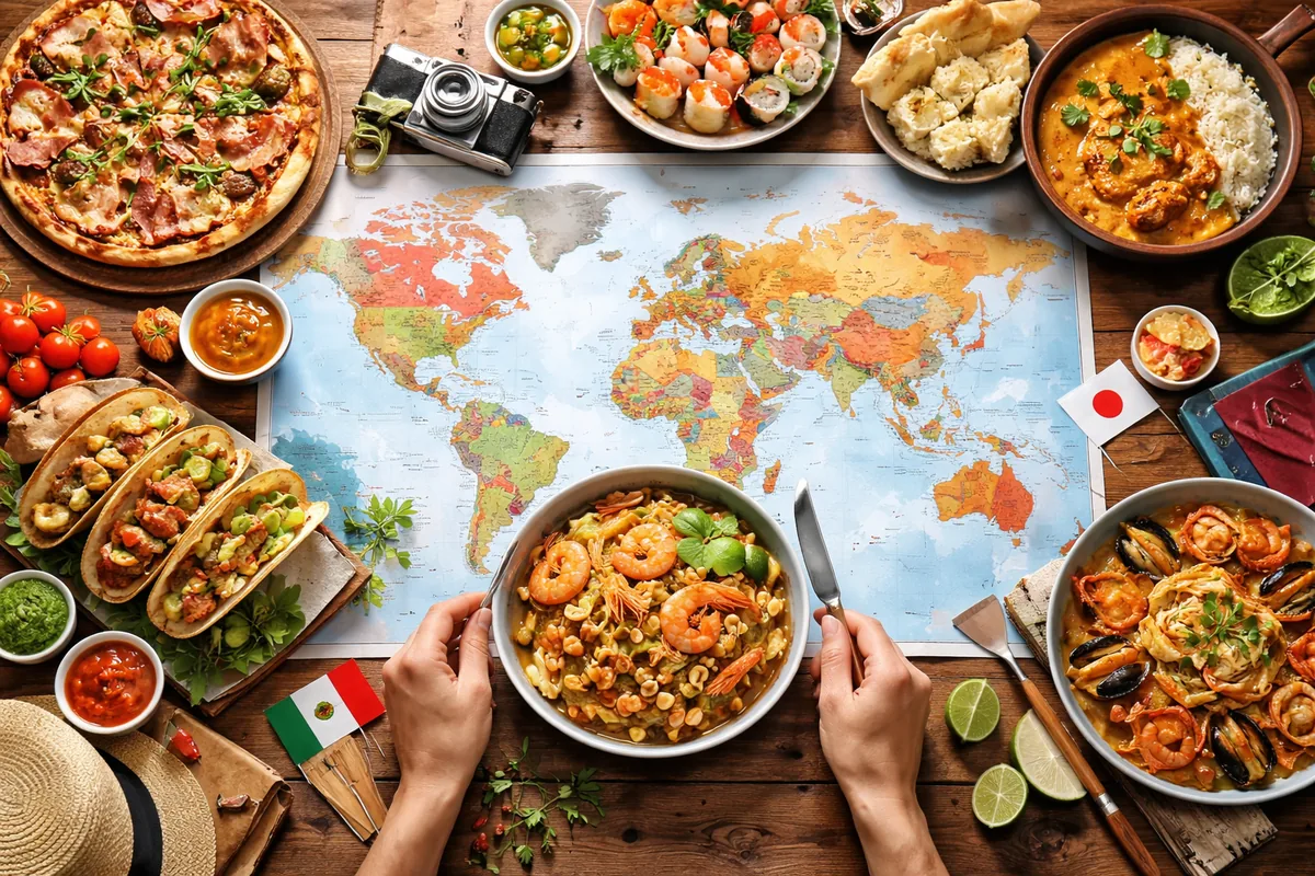 Comment découvrir la cuisine du monde en organisant un tour gastronomique