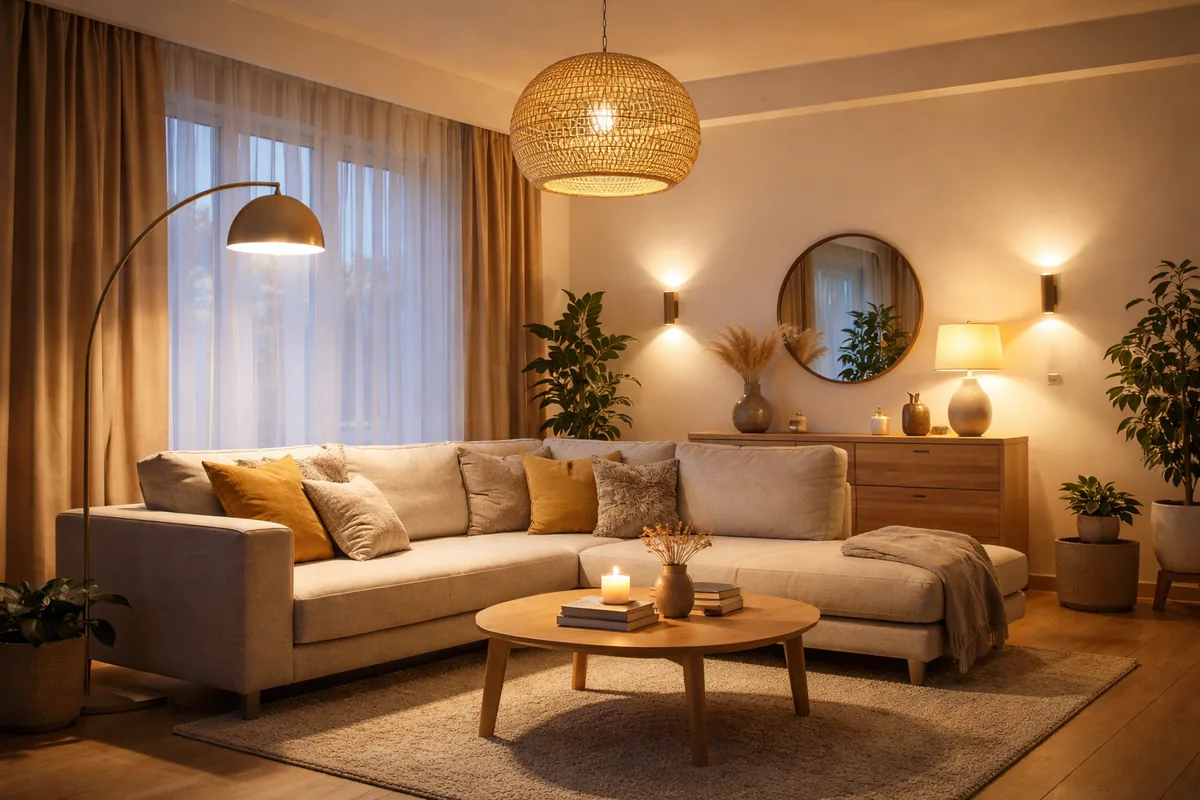 Comment optimiser l'éclairage d'un salon pour un confort maximal