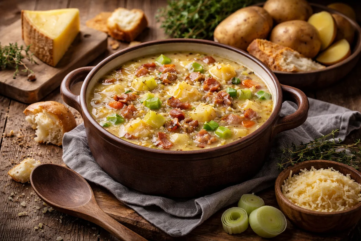 Comment préparer une soupe savoyarde réconfortante pour les mois d'hiver